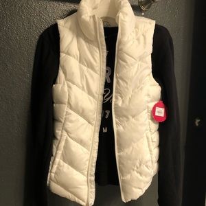 White Puffer Vest